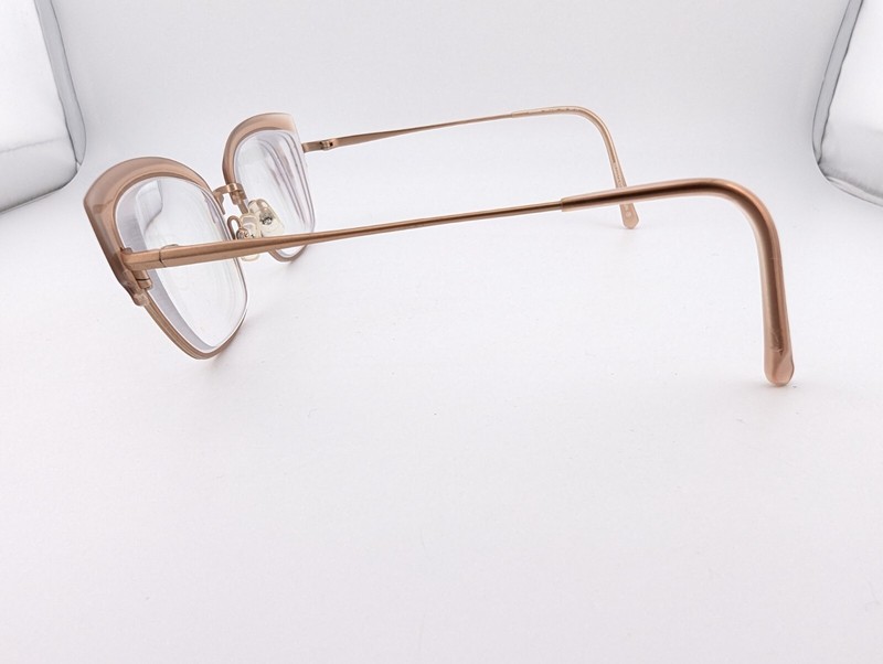 Morel Eyeglasses, Frames Only, 20069K MP15 Light Brown, 54-20-145, Metal, France gallery