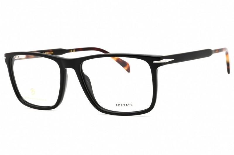 David Beckham DB 1124 0WR7 00 Black/Havana 57mm Eyeglasses New Authentic
