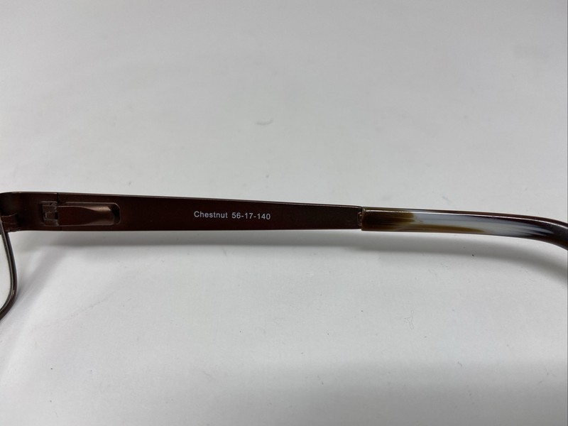 ETHAN HENRY EH145 CHESTNUT BROWN 56/17/140 FLEX HINGE EYEGLASSES FRAME /Y73 gallery