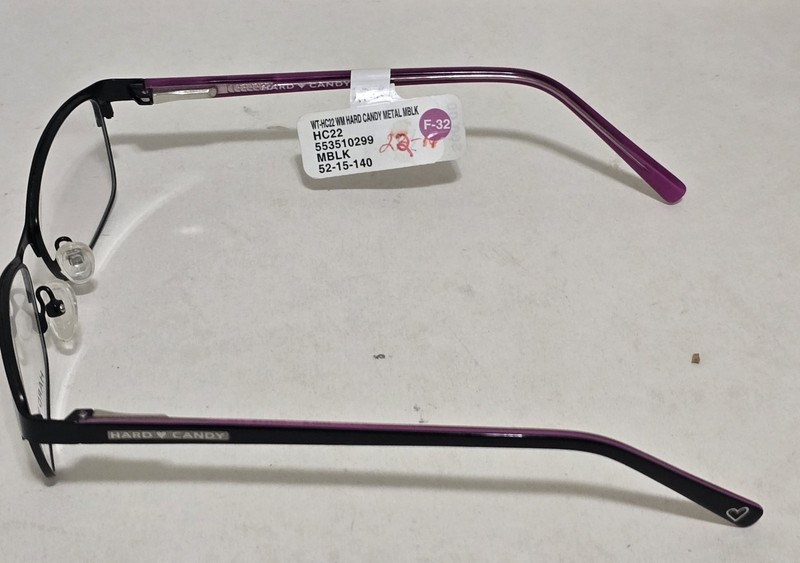 New Hard Candy HC22 Black Teal Blue Eyeglasses Frames 52-15-140 $68.00 gallery