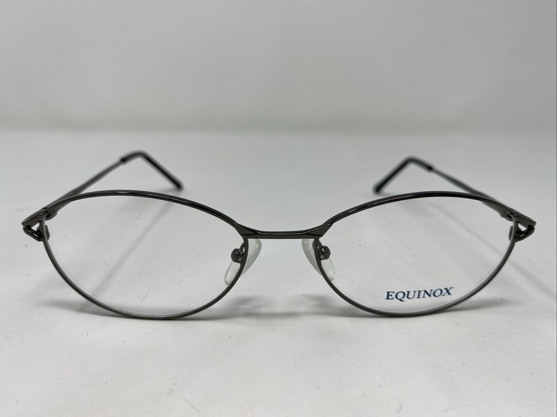 Equinox EQ201 PEWTER 52-18-145 Metal Full Rim Eyeglasses Frame XU05
