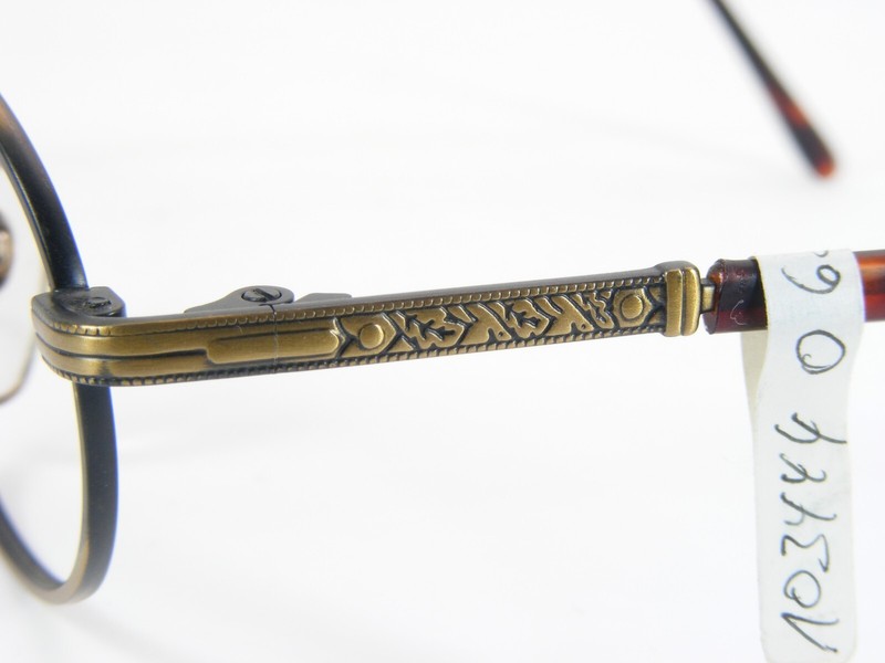 NOS Röhm Mod 3010 160 ANTIQUE BRONZE /BLACK EYEGLASSES Rohm 52-20-135mm (NOTES) gallery