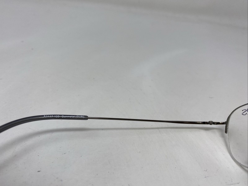 Airlites 810 Gunmetal (GUN) 51-17-135 Metal Half Rim Eyeglasses Frame 9509 gallery