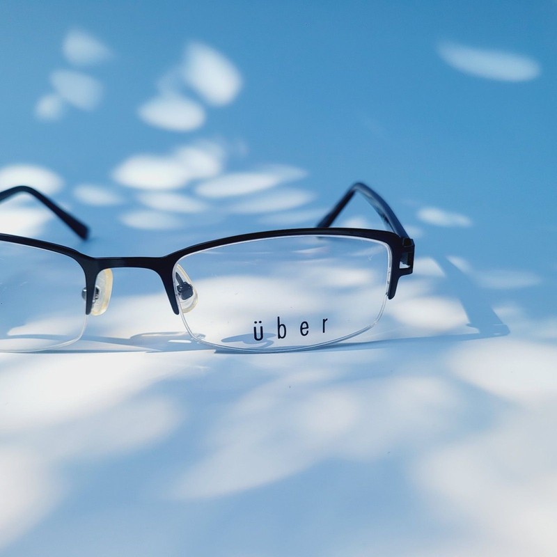 Lido West Korea EARTH M BLACK 50-19 140 Uber eyeglasses half frame eyewear gallery
