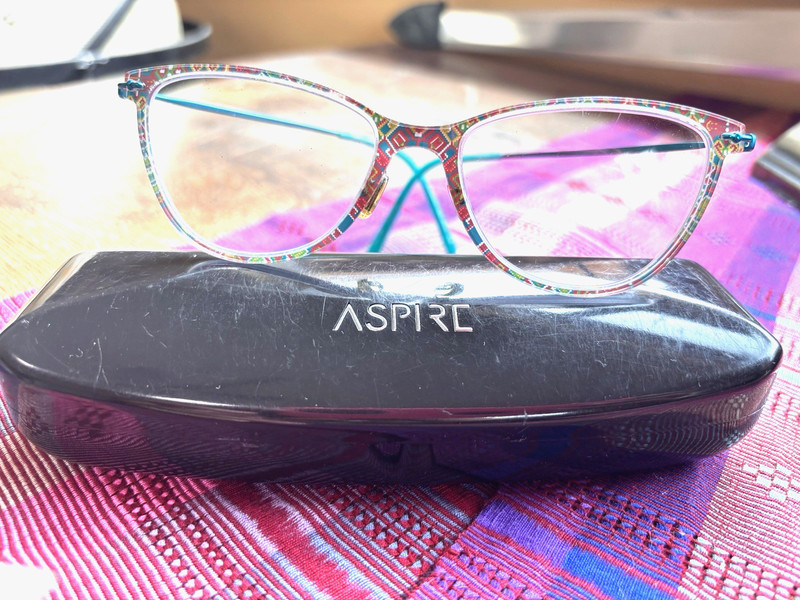 BLUE ASPIRE EYEGLASS FRAMES 140mm Romantic Teal Multi gallery