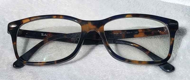 Ray-Ban RB 5428 8174 Tortoise/Havana Blue Eyeglass Frames Only 55-17 145 gallery
