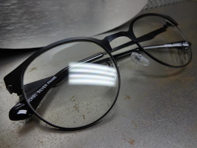 Mens CLASSIC VINTAGE 50's RETRO Style Clear Lens EYE GLASSES Black Fashion Frame gallery