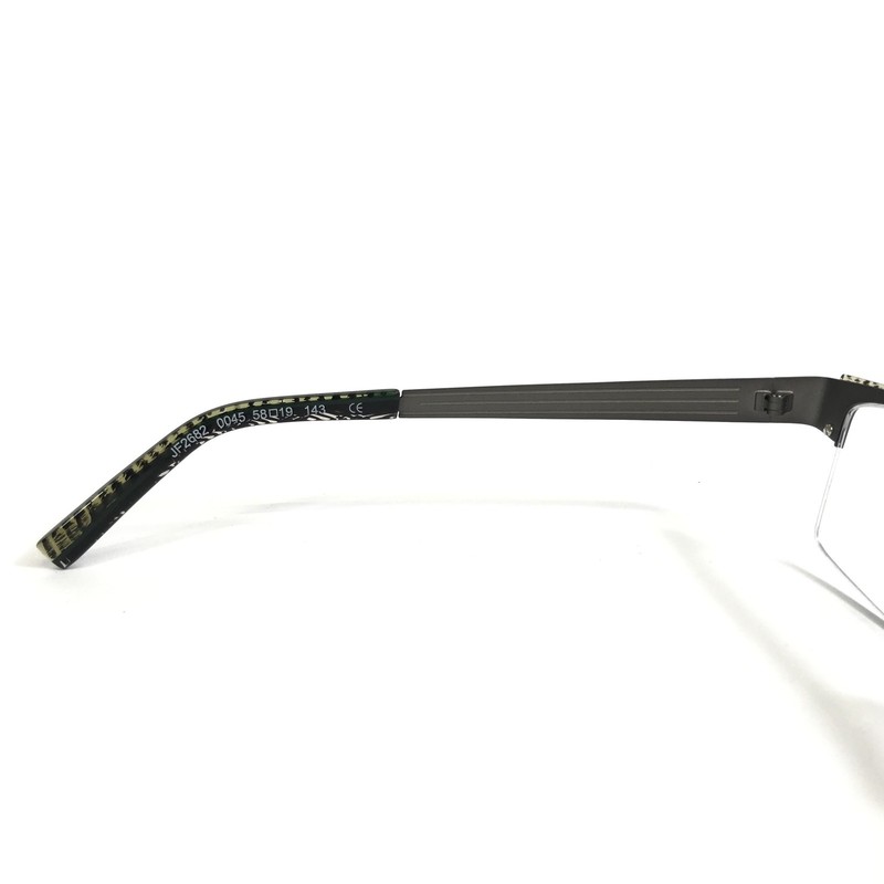 JF Rey Eyeglasses Frames JF2682 0045 Gunmetal Khaki Green Brown 58-19-143 gallery