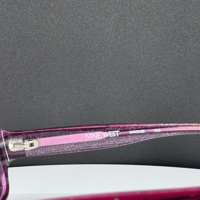 VTG NINE WEST NWS18S 522 Womens Burgundy Cat Eye Full Rim Eyeglasses FRAMES ONLY gallery