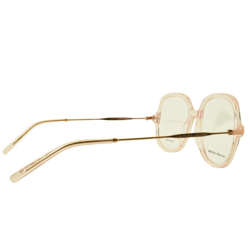 NEW!! MARC JACOBS 616 35J Transparent Pink Square Full Rim Womens Optical Frame gallery