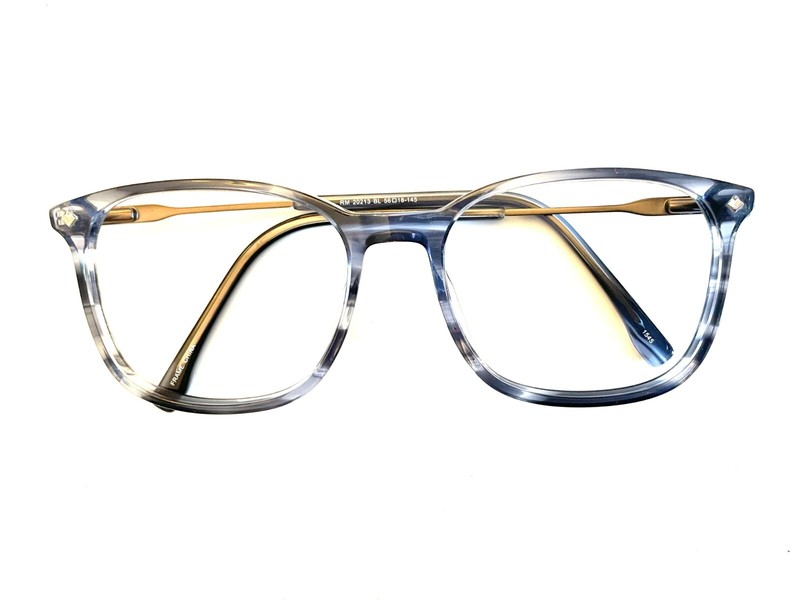 Robert Mitchel Eyeglasses RM 20213 BL BLUE 56-18-145 Without Lenses