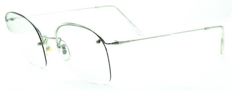 SAVILE ROW ENGLAND Rimway Rhodium 52x20mm Eyewear FRAMES RX Optical – New NOS