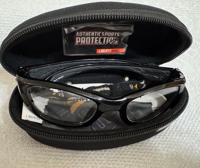 LIBERTY SPORT REC SPECS MORPHEUS II Black Red 53-17-130 GOGGLES Case