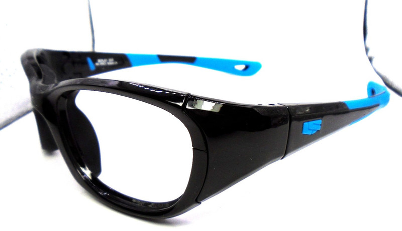 Liberty Sport Rec Specs REPLAY 225 Black/Blue 55-20-130 Eyeglasses Frames Taiwan