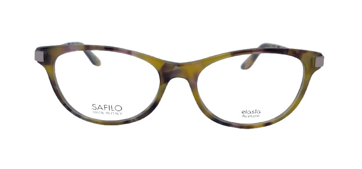 Safilo Elasta SA 6048 Y3F Cat Eye Tortoise Eyeglasses Frame. Made In Italy