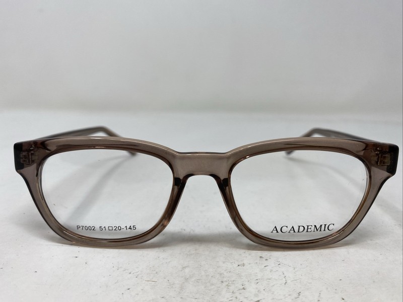 Academic P7002 C7 51-20-145 Gray Crystal Plastic Full Rim Eyeglasses Frame 127G