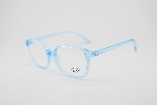 NEW RAY-BAN JUNIOR RB 1903 3836 CLEAR LIGHT BLUE AUTHENTIC EYEGLASSES 48-15
