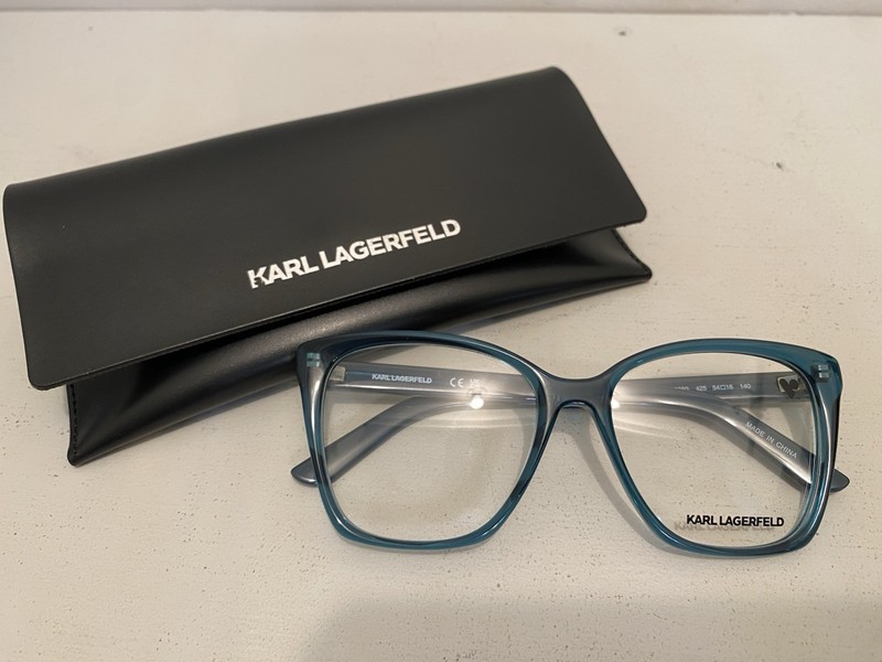 Karl Lagerfeld KL6050 Eyeglasses Blue Teal Aqua 54-16-140