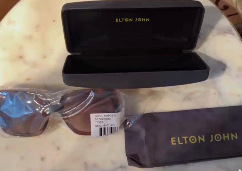 1 Unit New Elton John Soul Singer Tortoise Sunglasses 55-18-143 #740