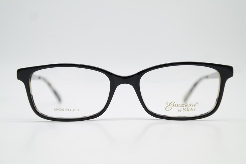 Emozioni Glasses By Safilo EM 4050 TCB Black Brown Beige Silver Oval New