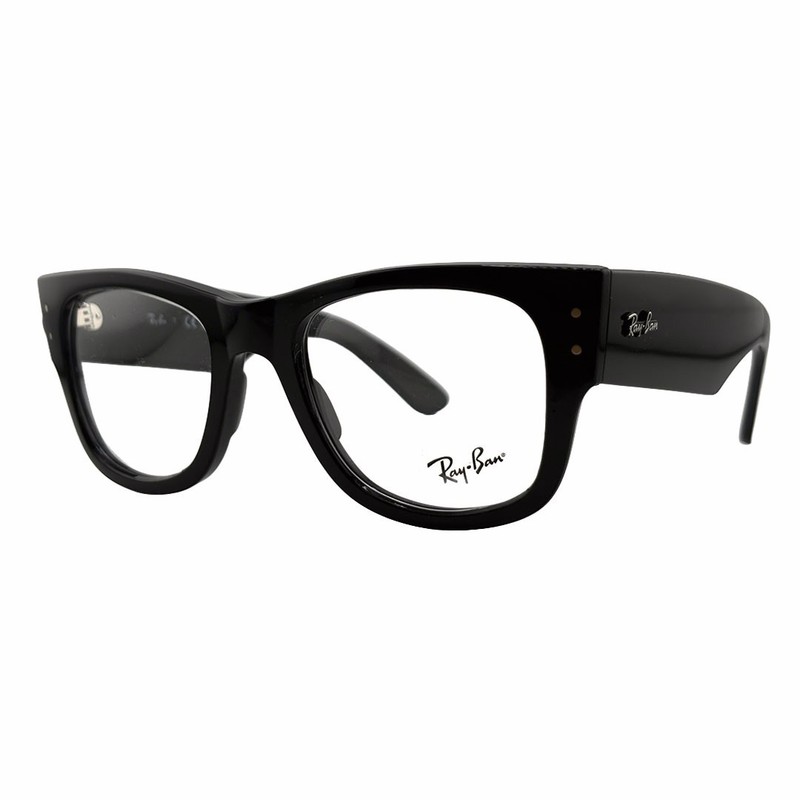 Ray-Ban RB0840V Mega Wayfarer Black Eyeglasses Frames 51mm 21mm 145mm DEFECT