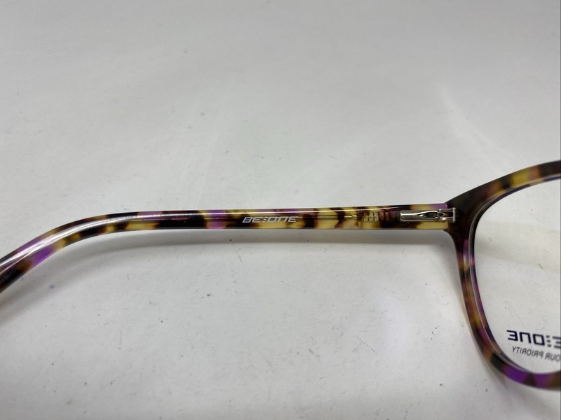 Be:One BE 6331 C6 51-18-140 Purple Tortoise Full Rim Eyeglasses Frame YY96 gallery