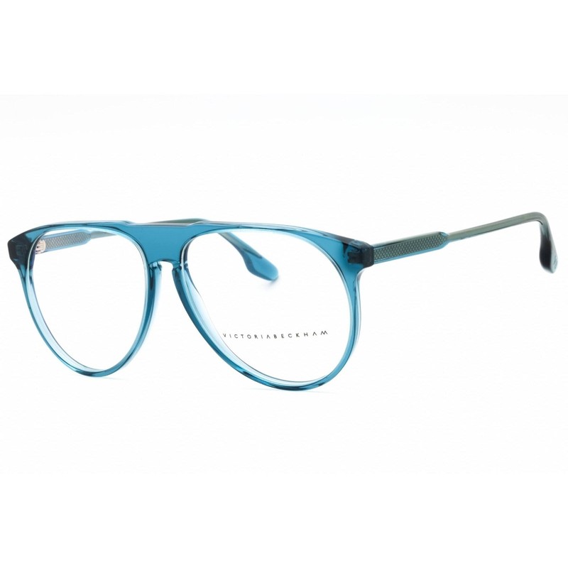 Victoria Beckham Women’s Eyeglasses Teal Acetate Aviator Full Rim VB2602 320