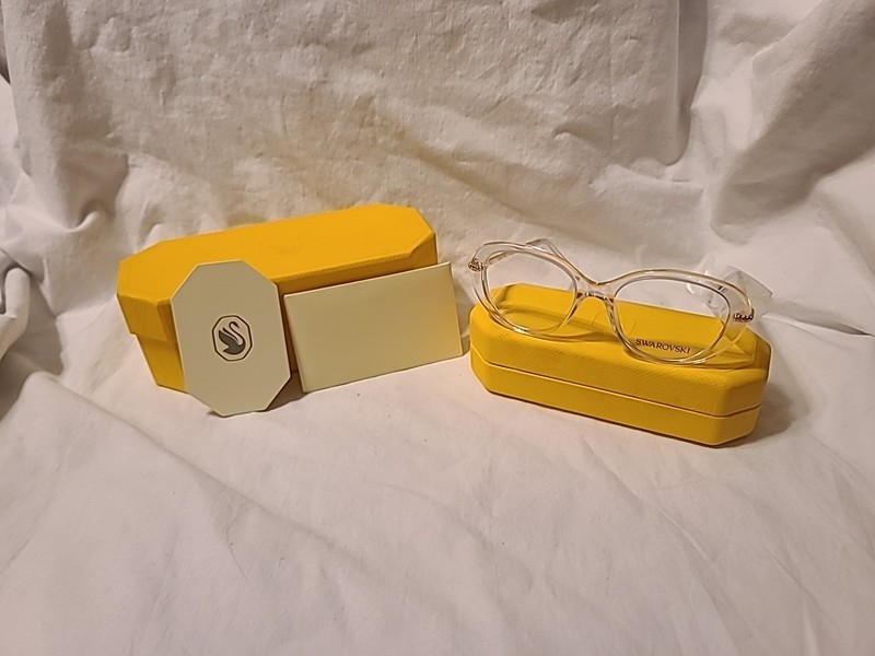SWAROVSKI SK2001 Crystal Demo Lens 52-18-130 Frames Eyeglasses NEW IN BOX