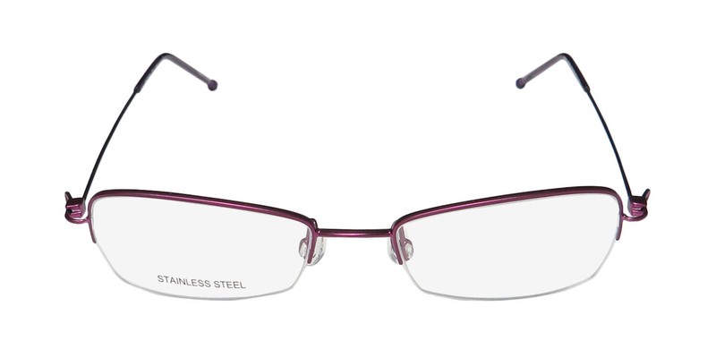 NEW ARISTAR 17261 EYEGLASS FRAME HALF-RIM WOMENS DESIGNER PURPLE 533 50-18-140 gallery