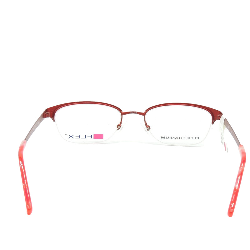 TI Flex 2101 615 Red Women's Eyeglass Frame 50 18 135 gallery