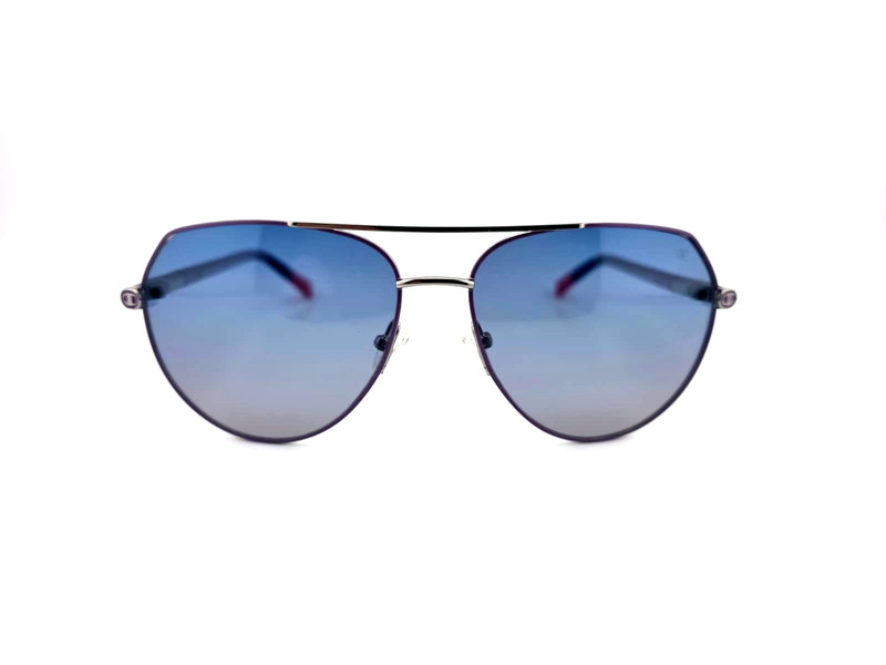 CHAMPION KIKI C04 PURPLE SILVER BLUE PINK AUTHENTIC SUNGLASSES FRAMES 59-15-137 gallery