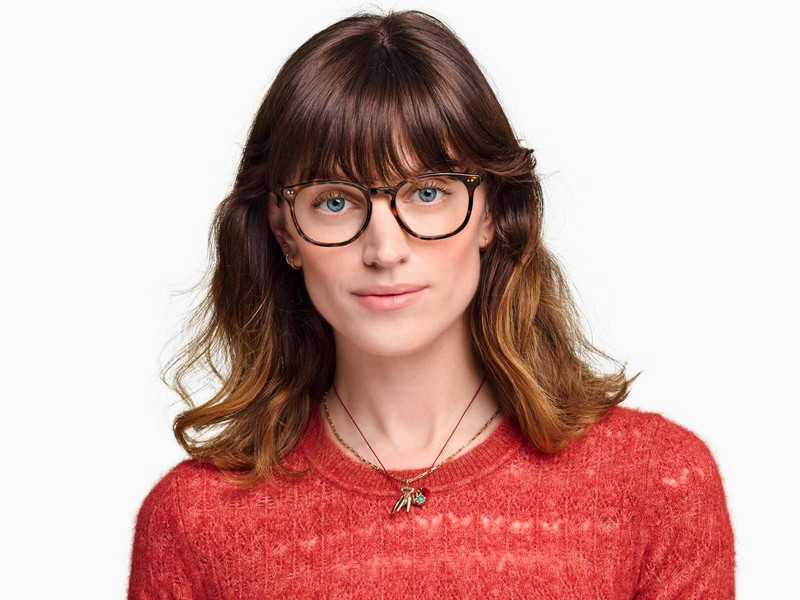 Warby Parker CARLTON Eyeglasses Frames Ristretto Tortoise M 51-20-145 mm NWT* gallery