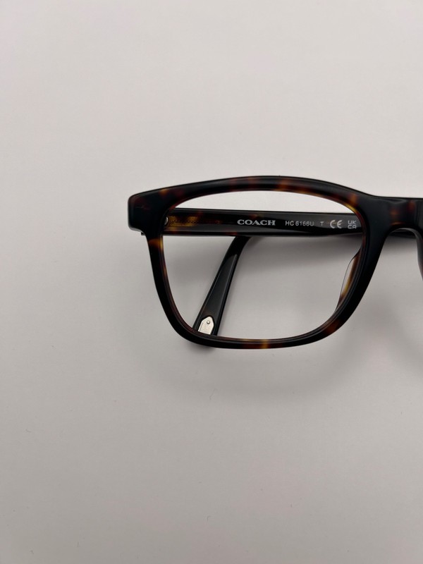 COACH HC 6166 5120 DARK TORTOISE EYEGLASS FRAMES 57-18-145 NEW gallery