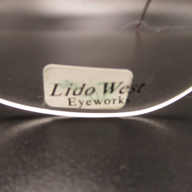 Lido West Eyeworks Snapper Rimless Eyeglasses Frames Blue Stainless Steel gallery