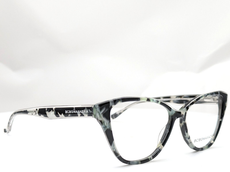 BCBGMAXAZRIA Camden Black White Marble Women’s Eyeglasses Frames 50-14-135