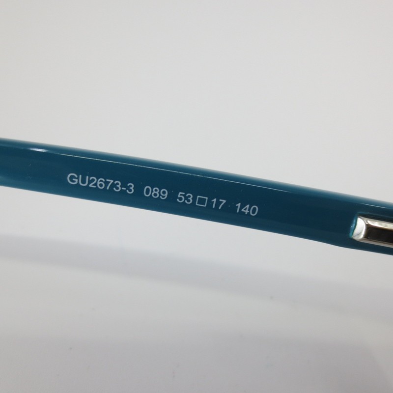 Guess GU2673-3 Eyeglasses Blue Black Tortoise Cat Eye Frames 53-17-140 Teal 089 gallery
