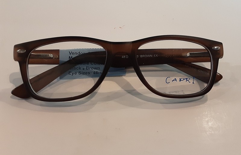Capri Optics Frames Student Model, 48-18-135 Brown New