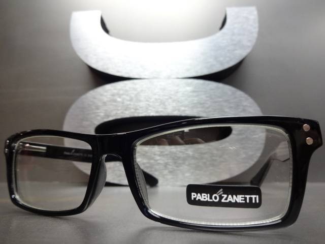 CLASSIC VINTAGE RETRO Modern Style Clear Lens EYE GLASSES Black Optical Frame gallery