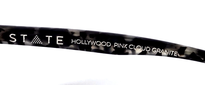 STATE HOLLYWOOD PINK CLOUD GRANITE NEW AUTHENTIC DESIGNER EYEGLASSES 51-18-140 gallery