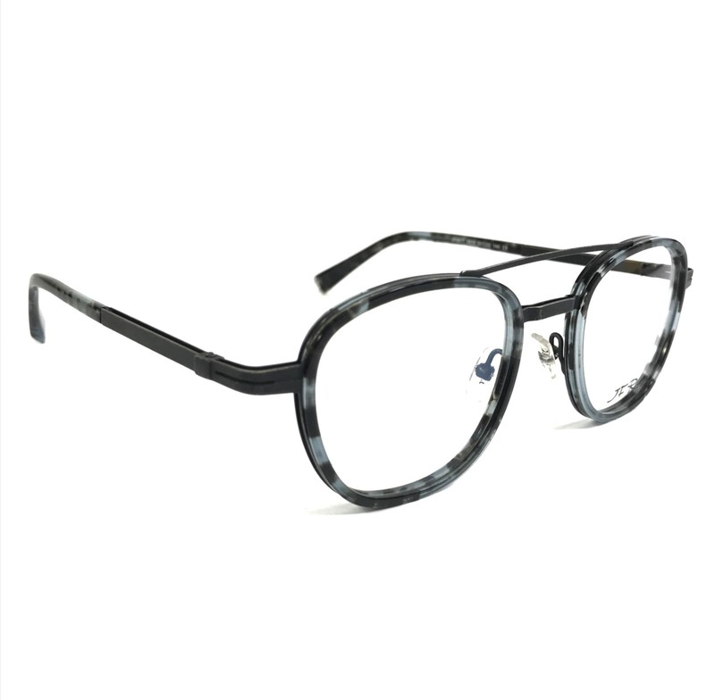 JF Rey Eyeglasses Frames JF2877 2515 Demi Blue Antique Silver Tortoise 50-22-144 gallery
