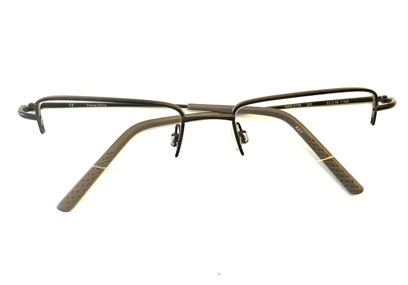 Nike Eyeglasses 8179 001 Satin Matte Black 53-19-140 without Lenses