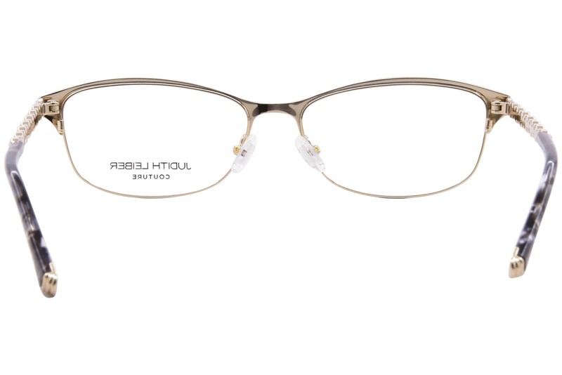 Judith Leiber Couture Embrace Eyeglasses Women's Jet Full Rim Cat Eye 55mm gallery