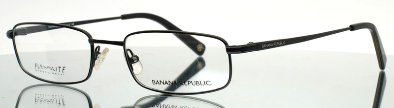 BANANA REPUBLIC Patrick 0JCB Black Mens Rectangle Full Rim Eyeglasses 50-18-140