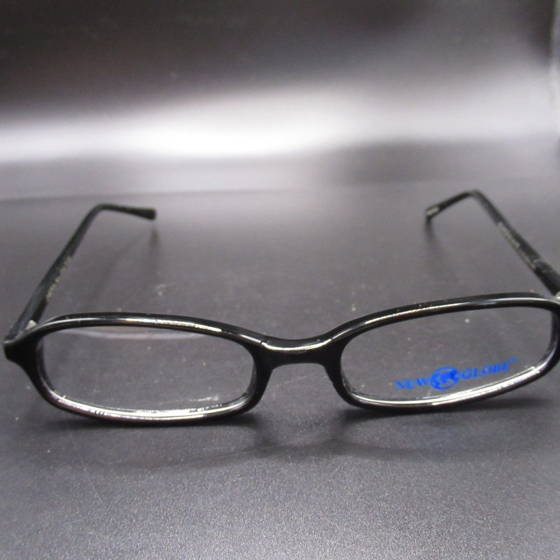 New Globe L4028 Black Full Rim Eyeglass Frames 48-20-140 Unisex Adult