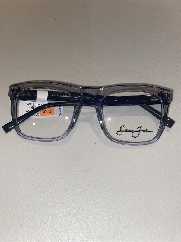 Sean John SJO 5163 057 Smoke Crystal Eyeglass Frames 55 22 155 (A-5)