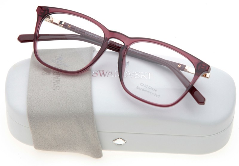 NEW SWAROVSKI SW 5218 072 PINK EYEGLASSES GLASSES FRAME 51-16-140 B40mm Italy