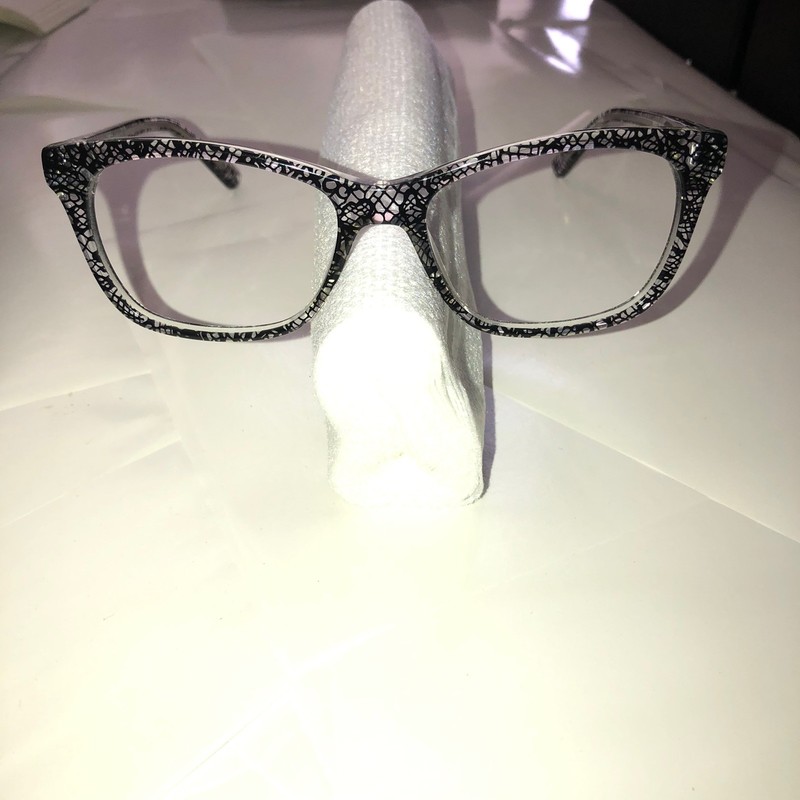 Bebe Eyeglasses Frames BB5213 011 Jet Lace Full Rim 52-16-135