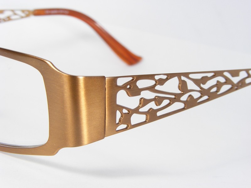 Opdo 517-2 COPPER EYEGLASSES GLASSES METAL FRAME 51-16-135mm Germany gallery