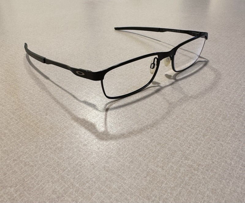Oakley Steel Plate Powder Coal Rectangle Ox3222-0154 Eyeglasses Frames 54-18