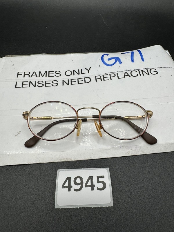 Safilo Elasta K2722 Unisex Oval Eyeglasses Frames Brown 43-18